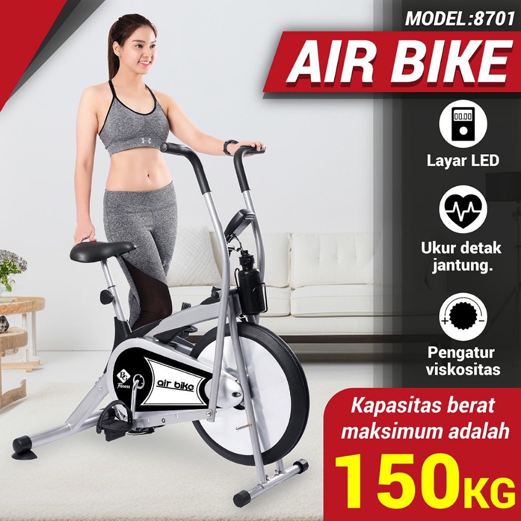 HTD Sport Spin Bike Sepeda Statis Spin Fitness Sepeda Cardio Model 8701
