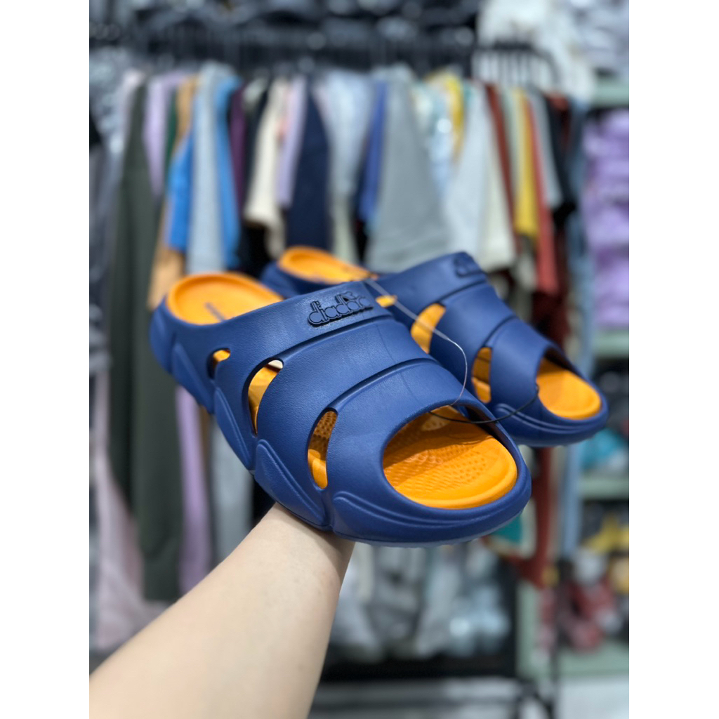 SANDAL PRIA SLIP ON DIADORA NERFAN DIAMX250670N NAVY ORANGE ORIGINAL SENDAL DIADORA