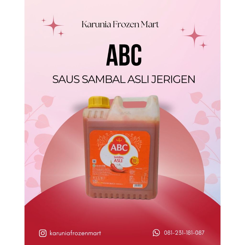 ABC Saus Sambal Jerigen 5.5kg ABC Saus Sambal Jerigen 5.5kg