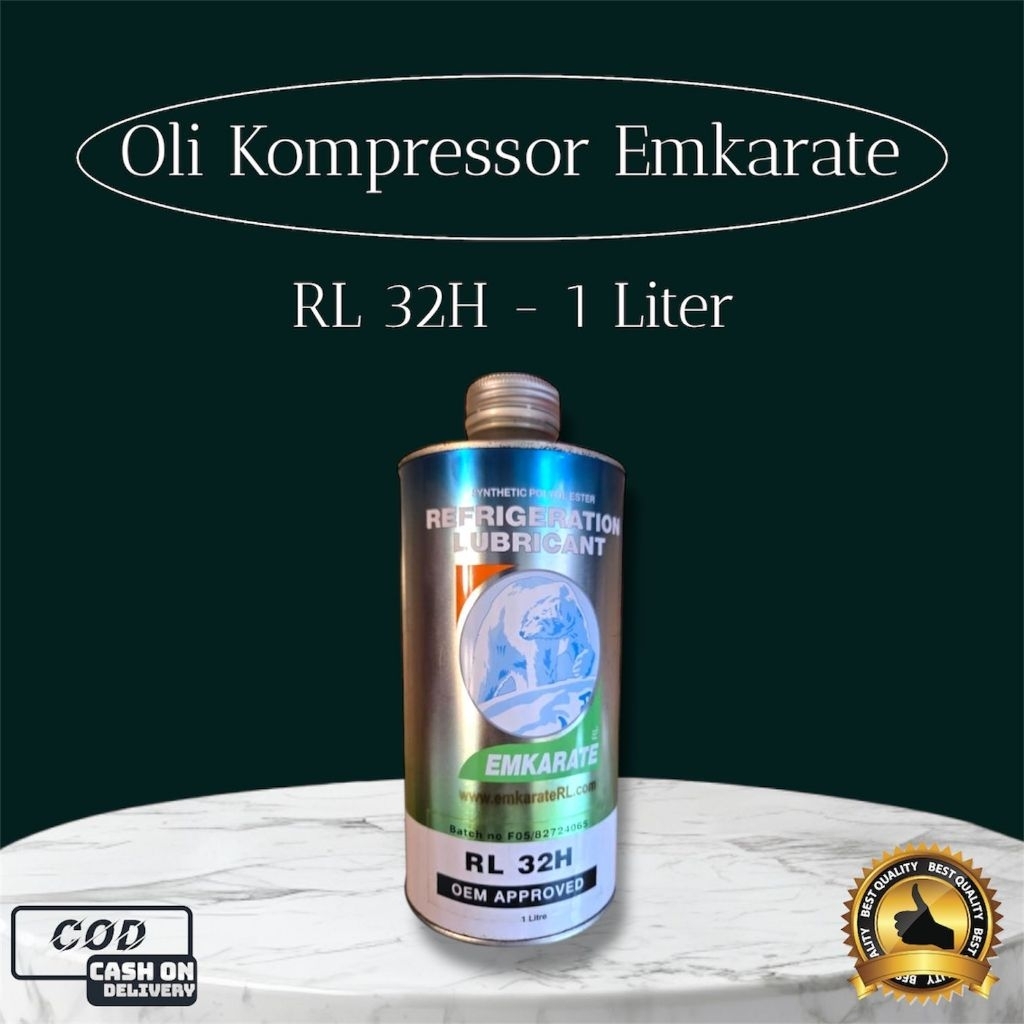 Oli Kompressor Emkarate RL 68H / RL 32H / RL 46H // 1 Liter // Oli Emkarate