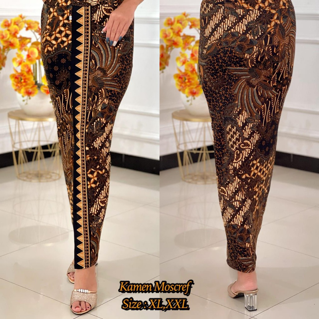 MERAK - Kamen strait bali jadi moscrepe  - rok jadi bawahan wanita Batik Kain