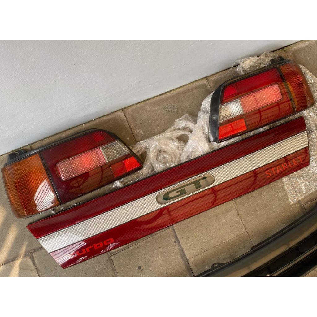 stoplamp garnish gt turbo starlet mk1 fullset kanan kiri