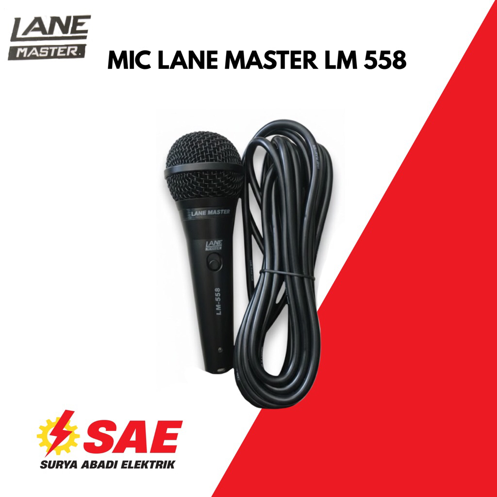 Microphone Lane Master LM 558 Original  / MIC Lane Master LM 558 Original