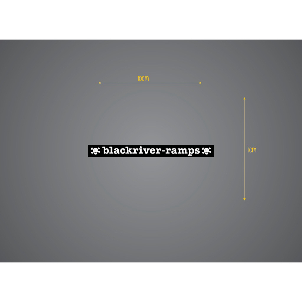 BLACKRIVER RAMPS BRR BRT sticker fingerboard fingerboards