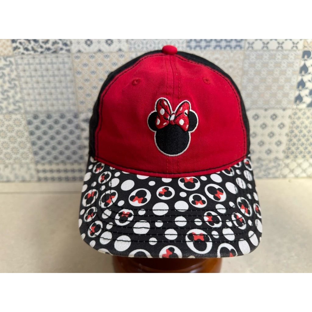 Topi Second Brand Branded Minni Mouse By DISNEY Original Official Merch Polkadot Visor