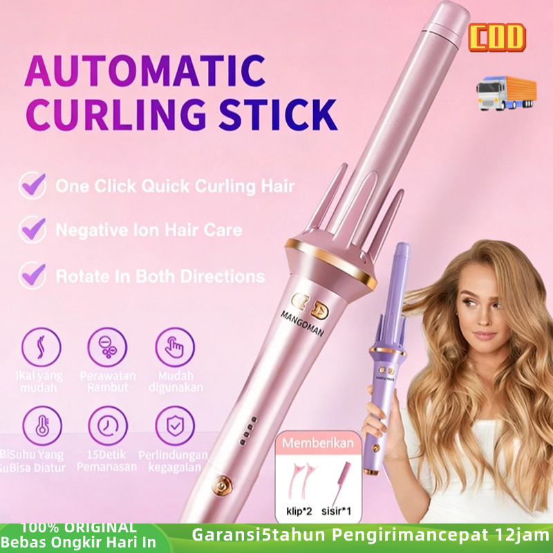 Hair Curly Styler 28mm Catokan Curly Otomatis Ceramics Curly Catokan Keriting Keramik Otomatis Libra