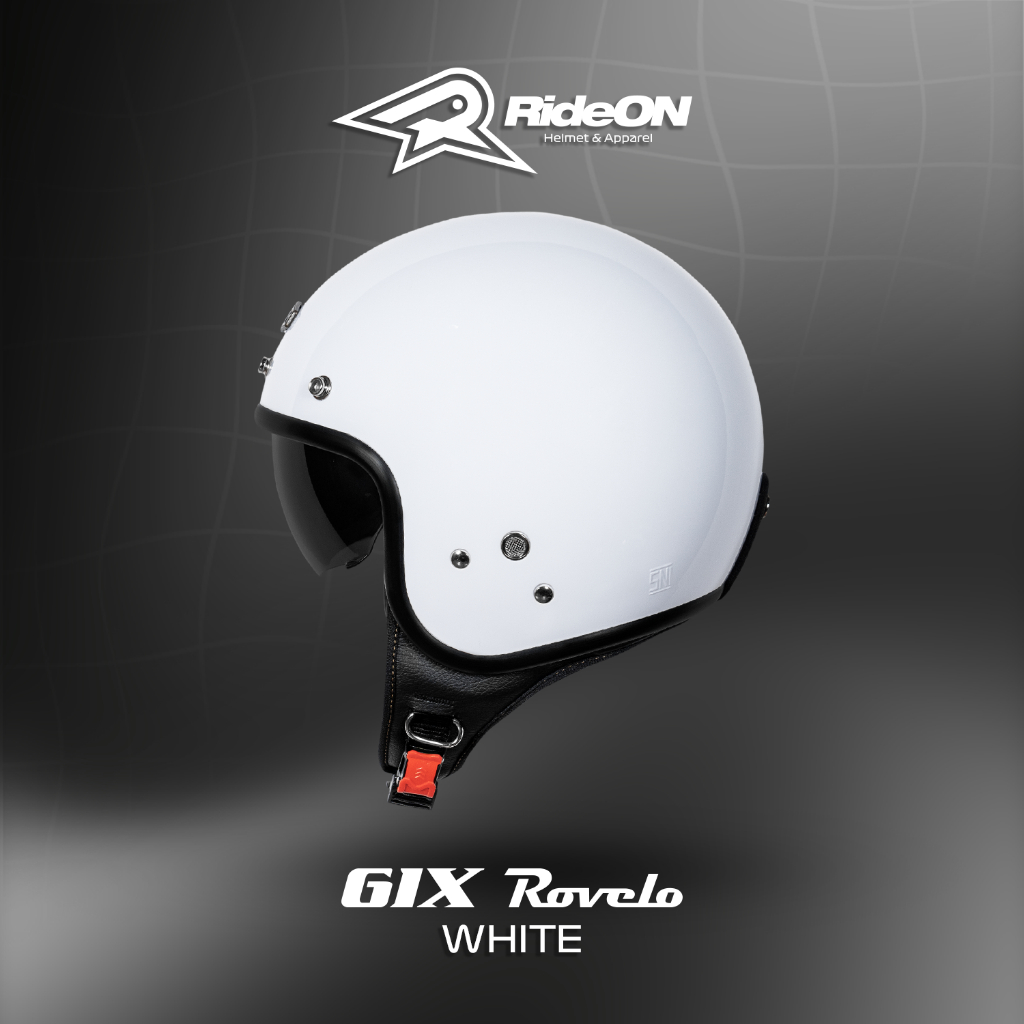 GIX Rovelo Solid - Helm Retro | GIX | gix retro | Ori | Helm Gix | SNI | Helm SNI