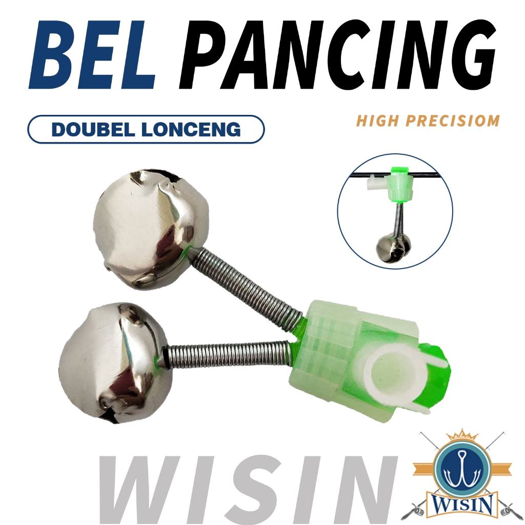 WISIN Bel lonceng /Klintingan joran pancing / bell pancing