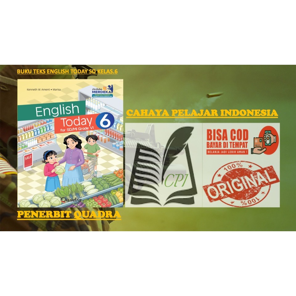 ENGLISH TODAY KELAS.6 SD/MI [QUADRA]