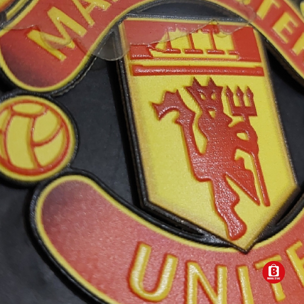 DTF Emboss 3D Logo 7x7cm | Glossy & Matte Finish | Patch Timbul Premium UV DTF | Custom Jersey & Kao