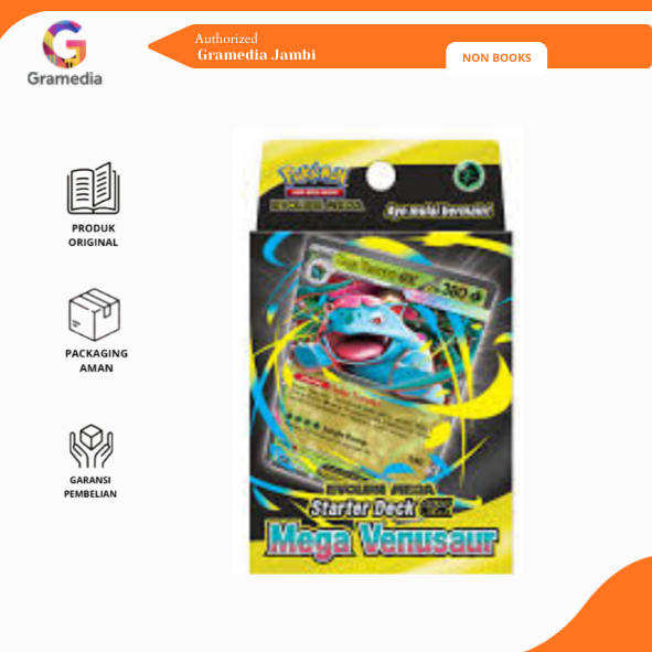 Gramedia Jambi - POKEMON GAME KARTU KOLEKSI DECK MEGA VENUSAUR