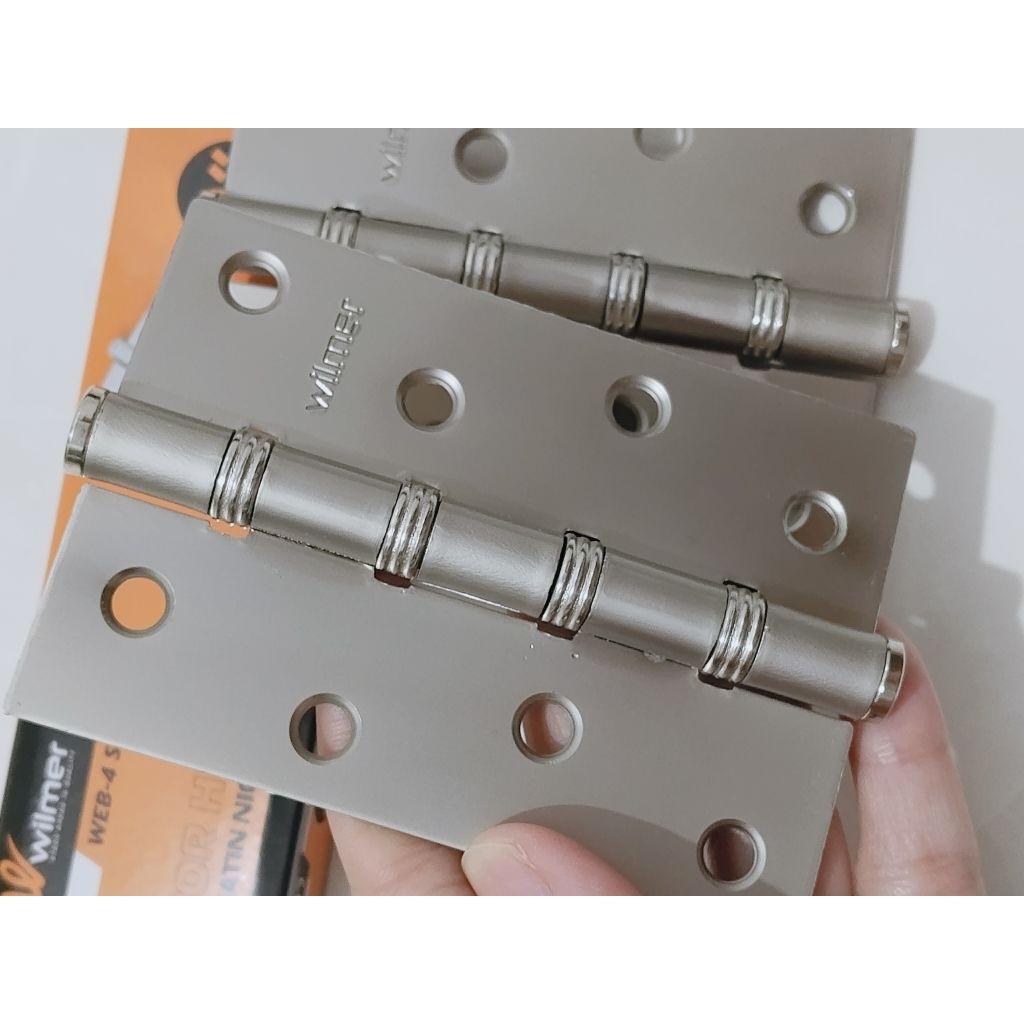 Engsel Pintu Stainless Tebal WILMER 3" 4" 5" inch / Engsel Jendela Stainless Tebal