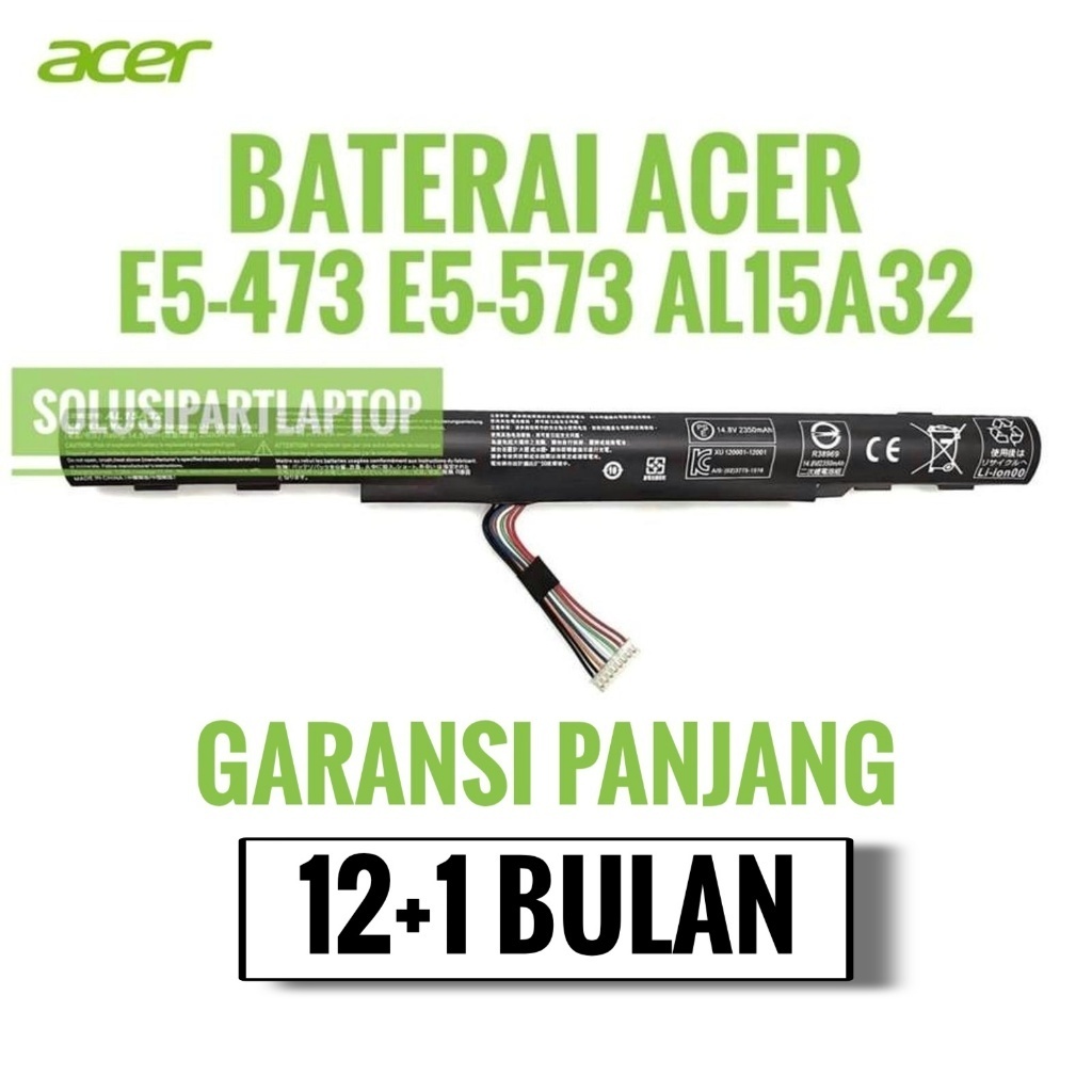 Baterai Acer Aspire ES1-420 ES1-421 V3-574 V3-574G AL15A32
