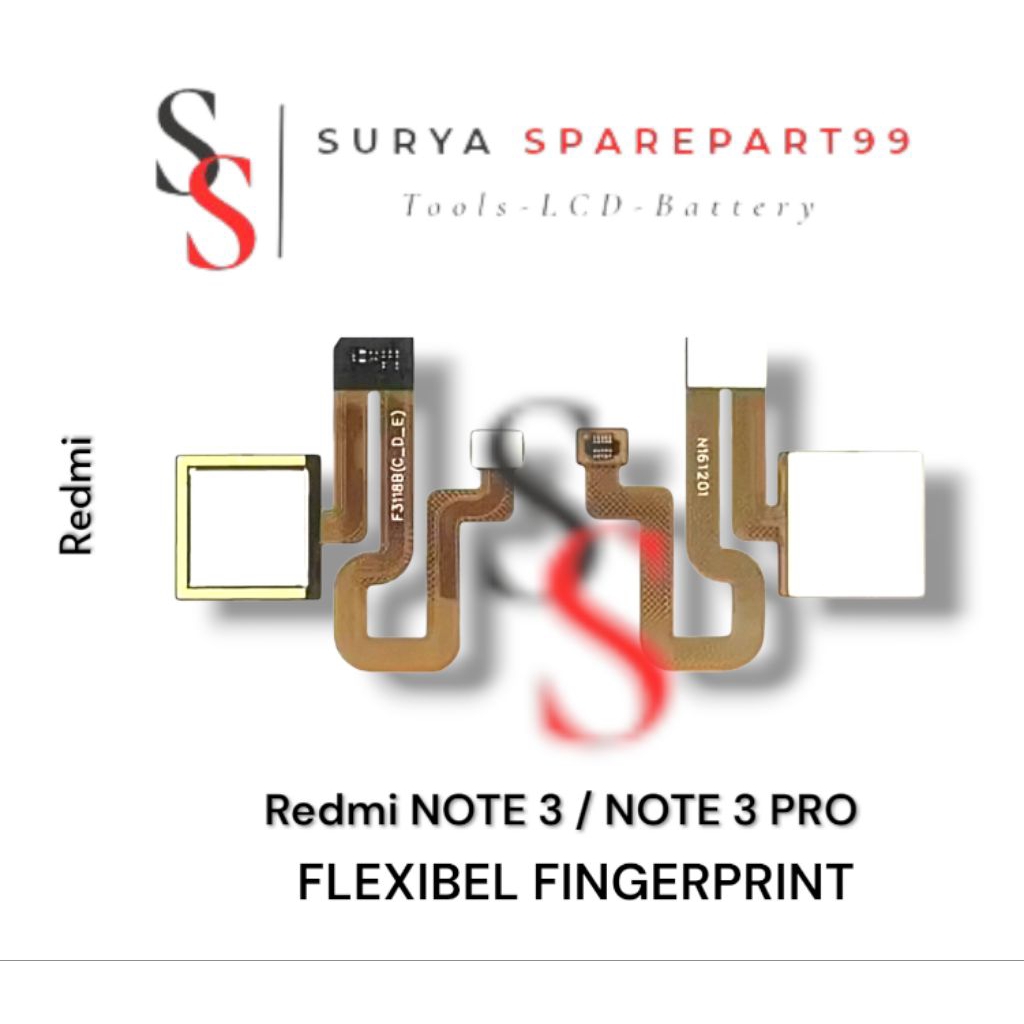 FINGERPRINT FLEXIBEL REDMI NOTE 3 / NOTE 3 PRO ORIGINAL