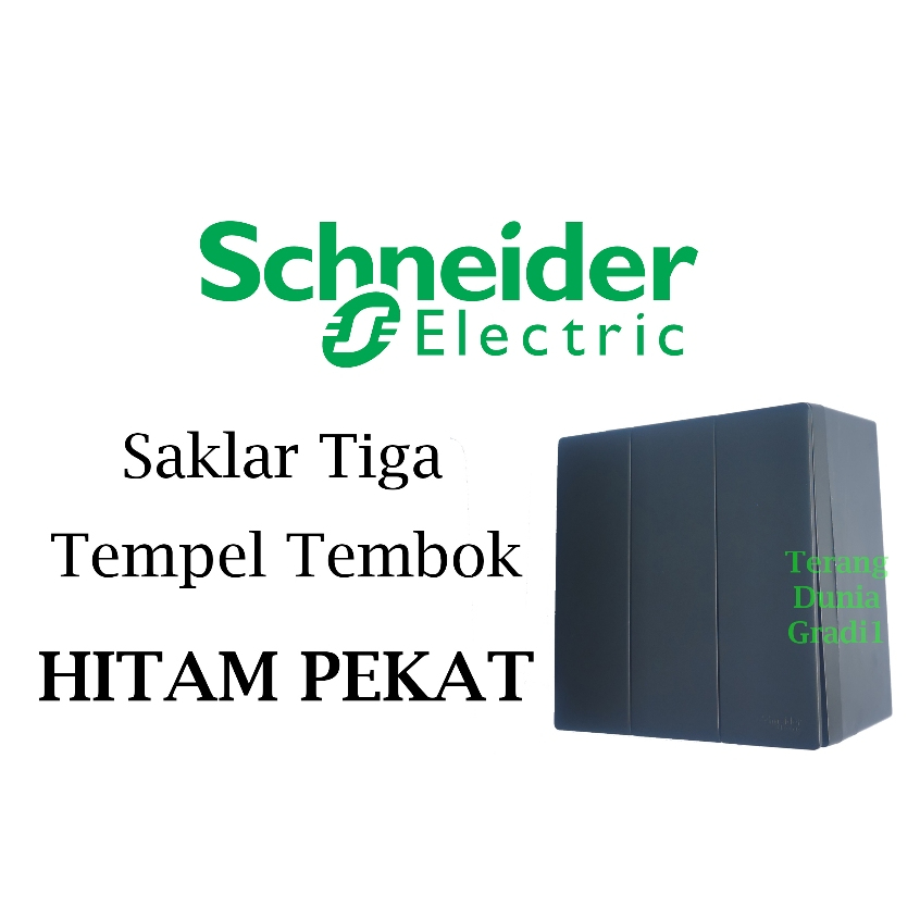 Saklar Tiga Tempel Hitam Saklar Tiga Outbow Hitam Saklar Tripel Hitam Tempel Saklar 3Gang Triple Hit