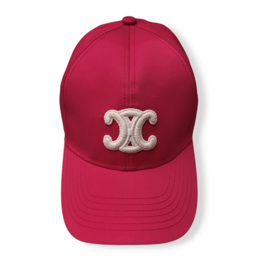 Celine Cotton Triomphe Baseball Cap