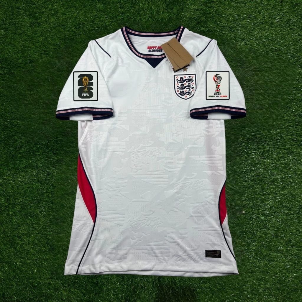 JERSEY BOLA PLAYER ISSUE INGGRIS HOME FULL PATCH PIALA DUNIA 2026 TOP QUALITY