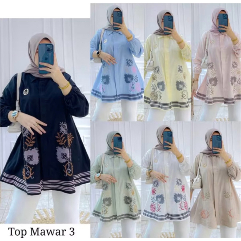 Atasan winody top  mawar / Atasan winody top mawar   / winody atasan softjeans / atasan winody softj