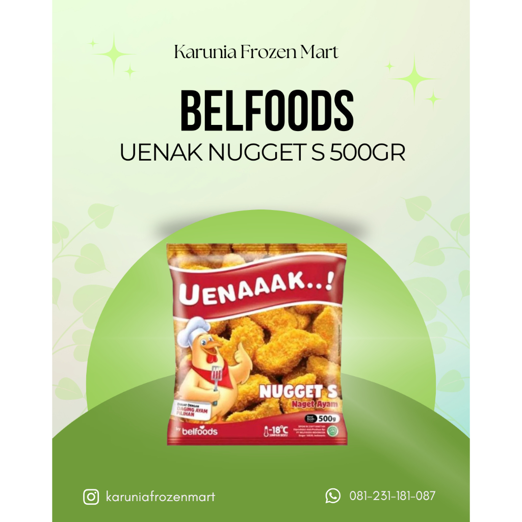 Belfoods Uenak Nugget S 500gr Belfoods Uenak Nugget S 500gr