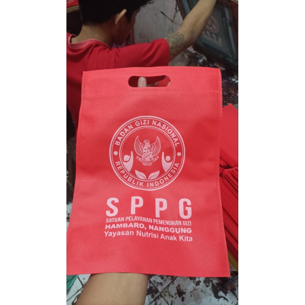 sablon tas spunbond 25x35