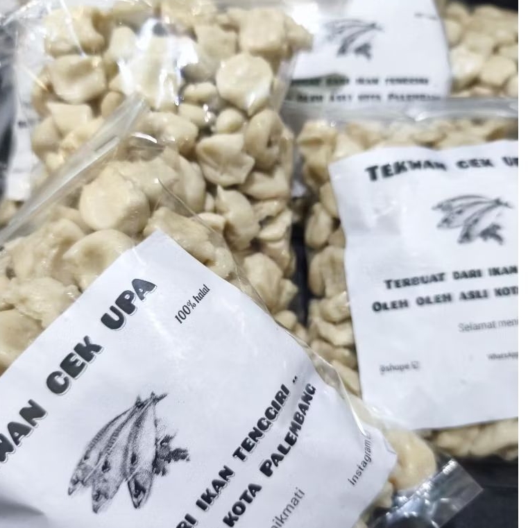 tekwan kering 1 kg. tekwan ikan asli khas palembang