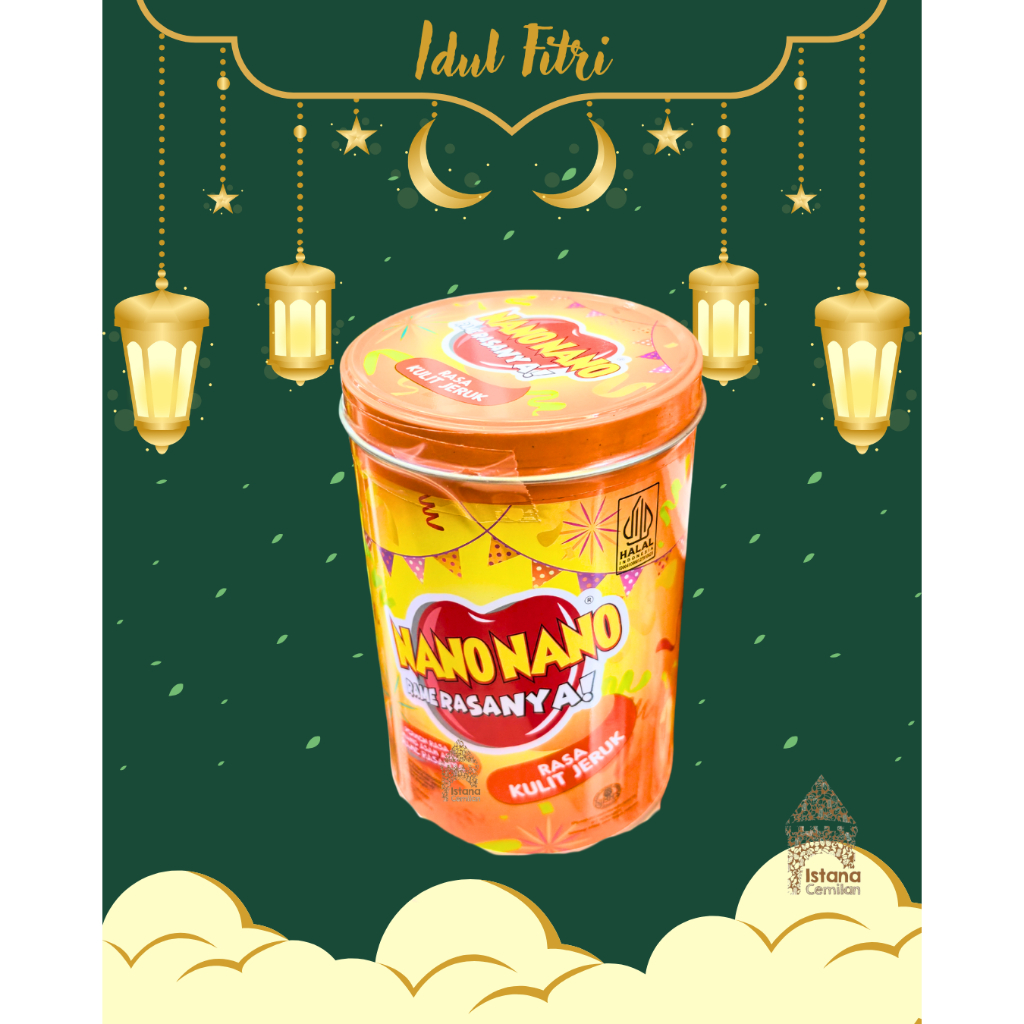 Nano Nano Permen Kulit Jeruk Kaleng 112,5 gram PERMEN LEBARAN IDUL FITRI