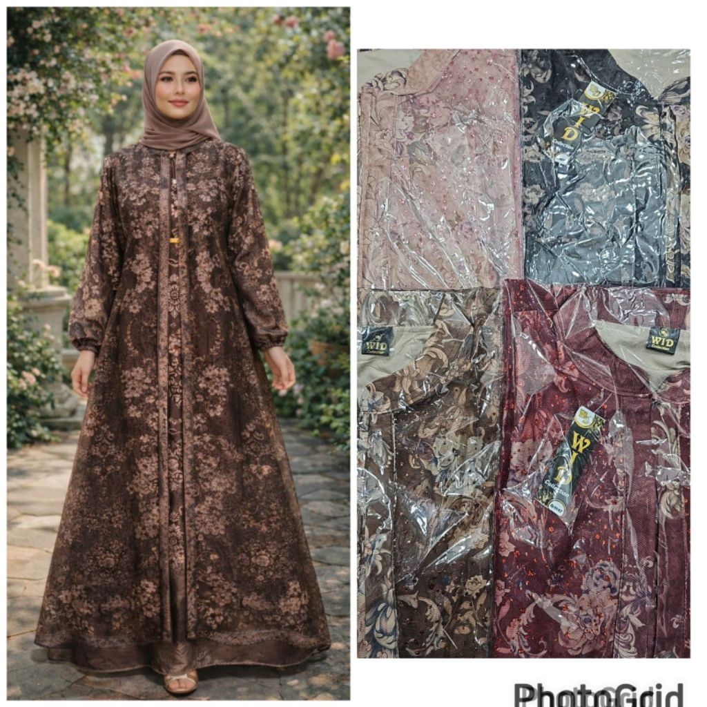 GAMIS ANAK REMAJA MODEL ROMPI , BAHAN LIONEL RICHI MIX TILLE ,  GAMIS MODEL TERBARU.