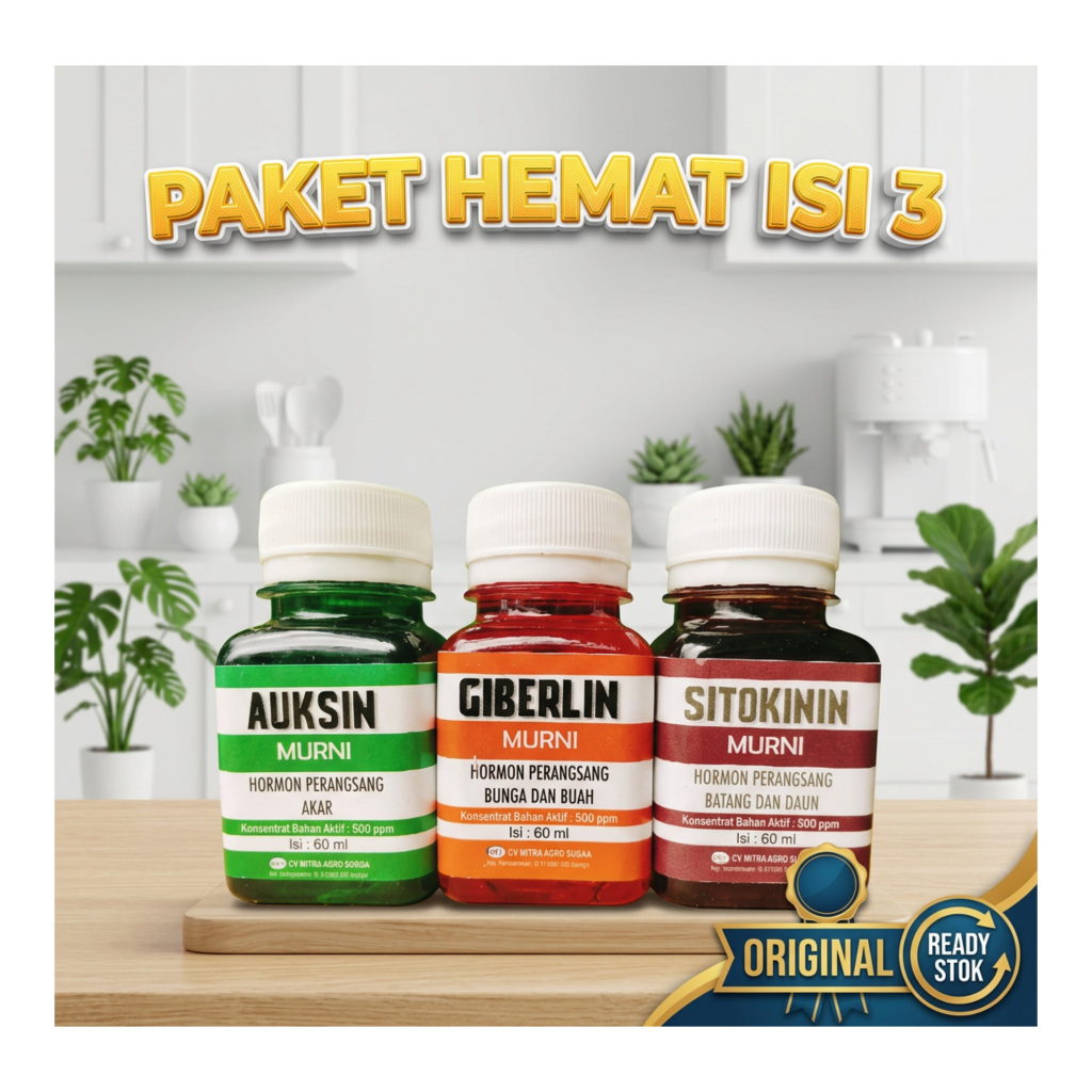 PAKET AUKSIN, GIBERELIN, SITOKININ ZAT PENGATUR TUMBUHAN ZAT PENGATUR BUAH DAN BUNGA