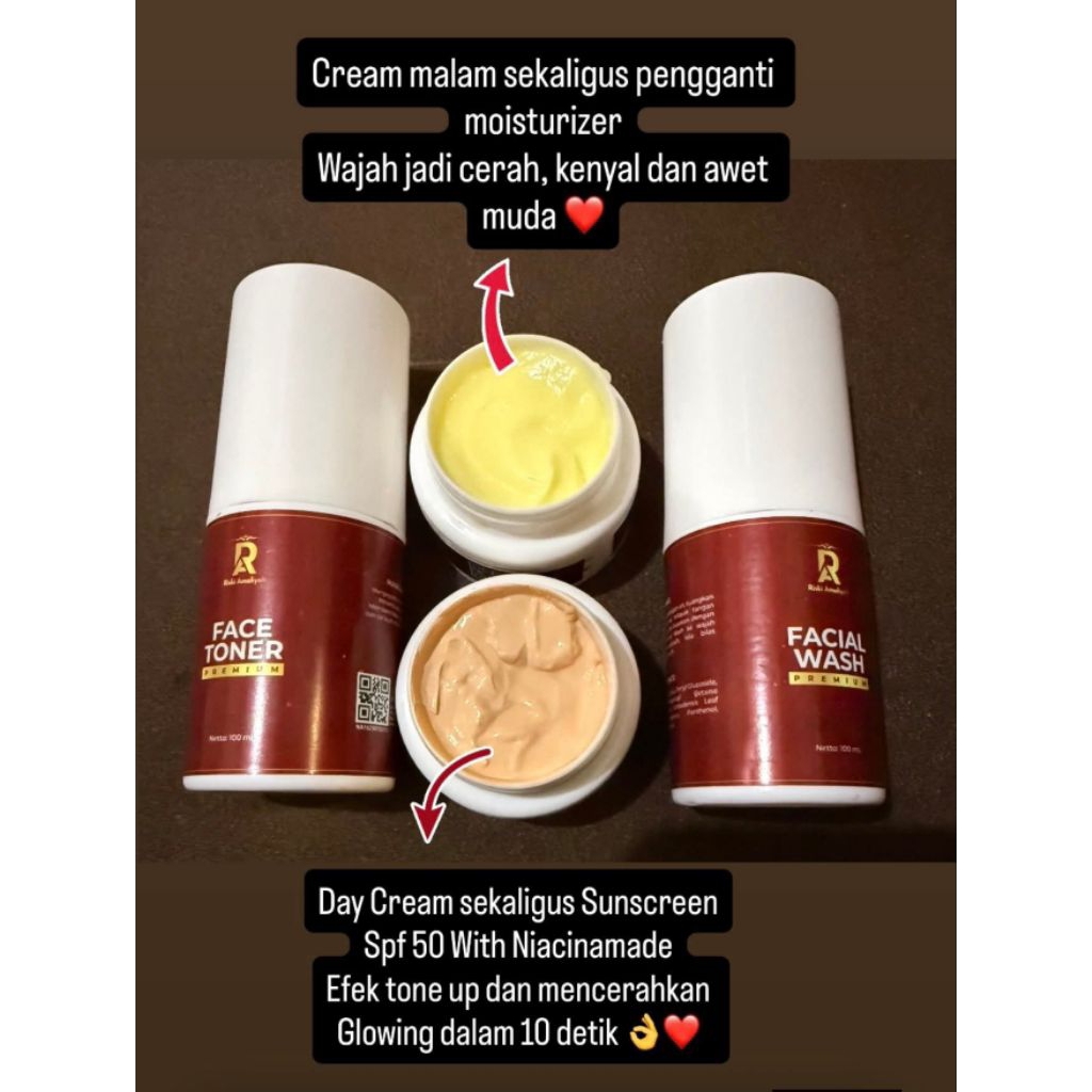 PAKET PERAWATAN SKINCARE By RA Original Makassar