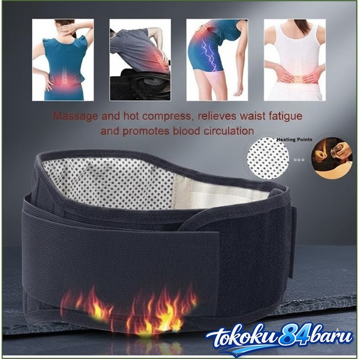 Korset Perut Magnetic Belt Terapi Magnetik Pelangsing Perut Support Pinggang