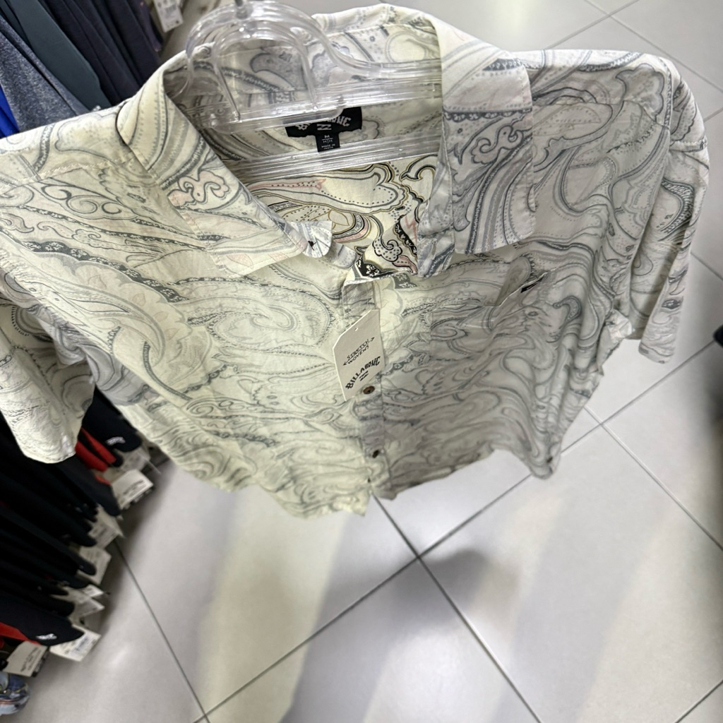 KEMEJA PRIA BILLABONG ORIGINAL SUNDAYS SHORT SLEEVE WHITE