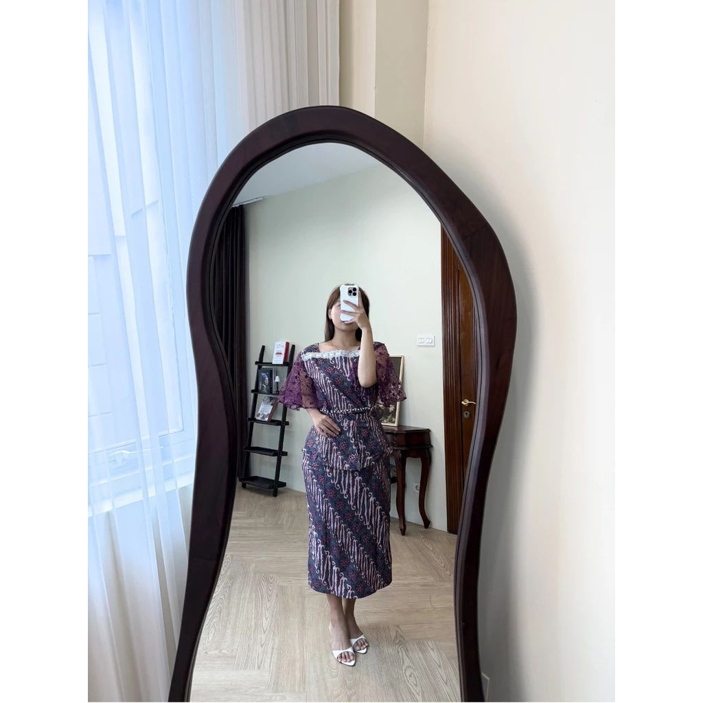 Dress Batik Wanita Airin Real Pic