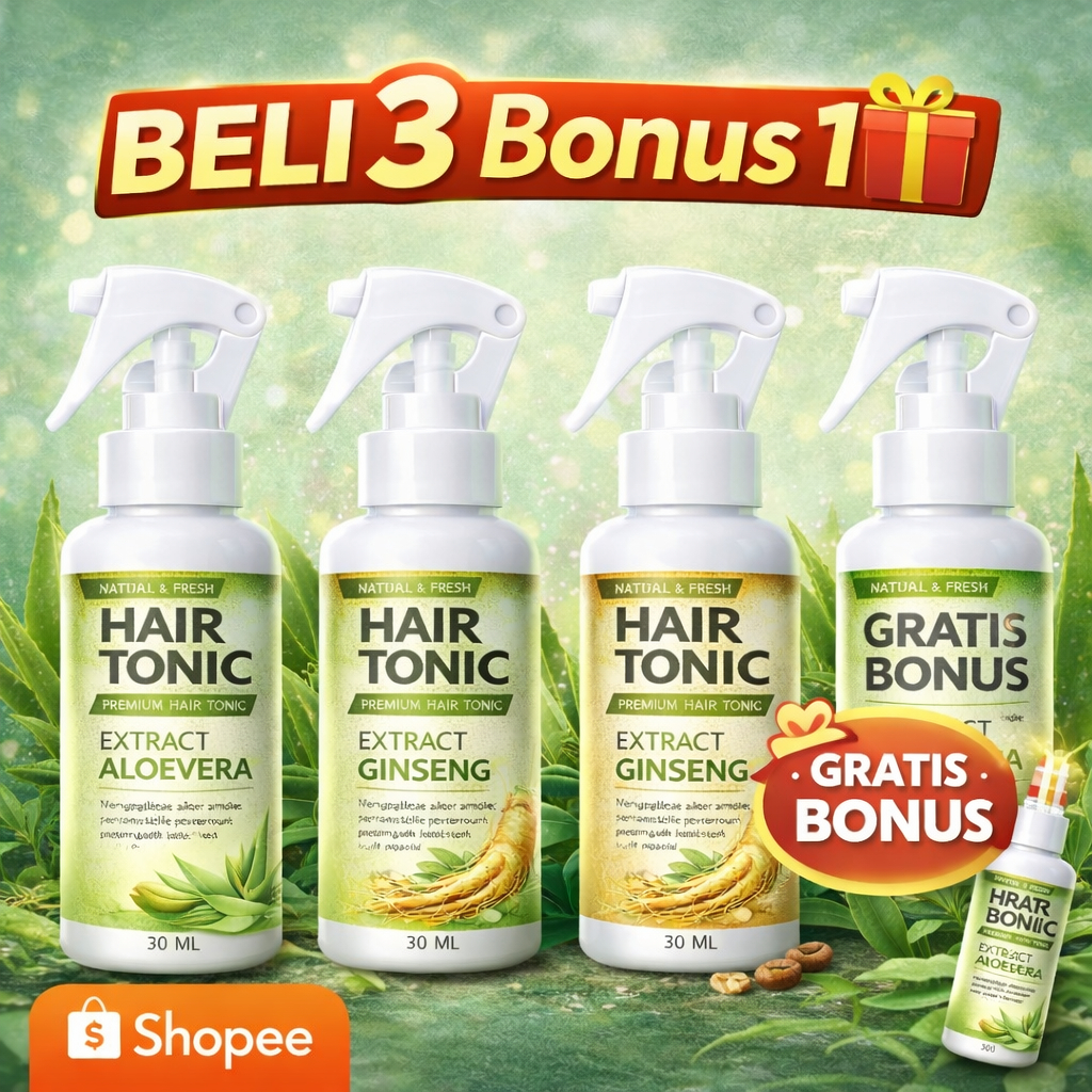 Hair Tonic Botak Penumbuh Rambut Cepat Herbal