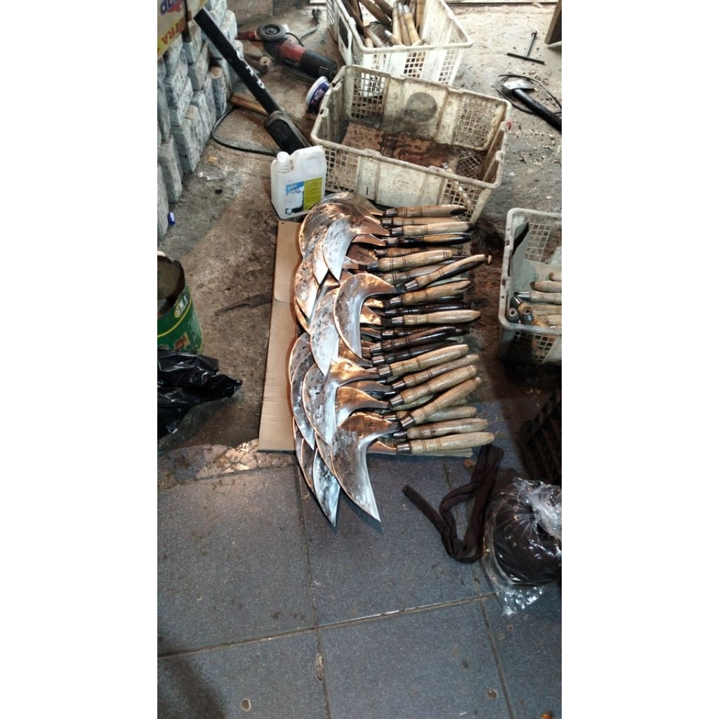 Arit  baja per asli gagang kayu sonokeling pengaritan jadi mudah dan awet