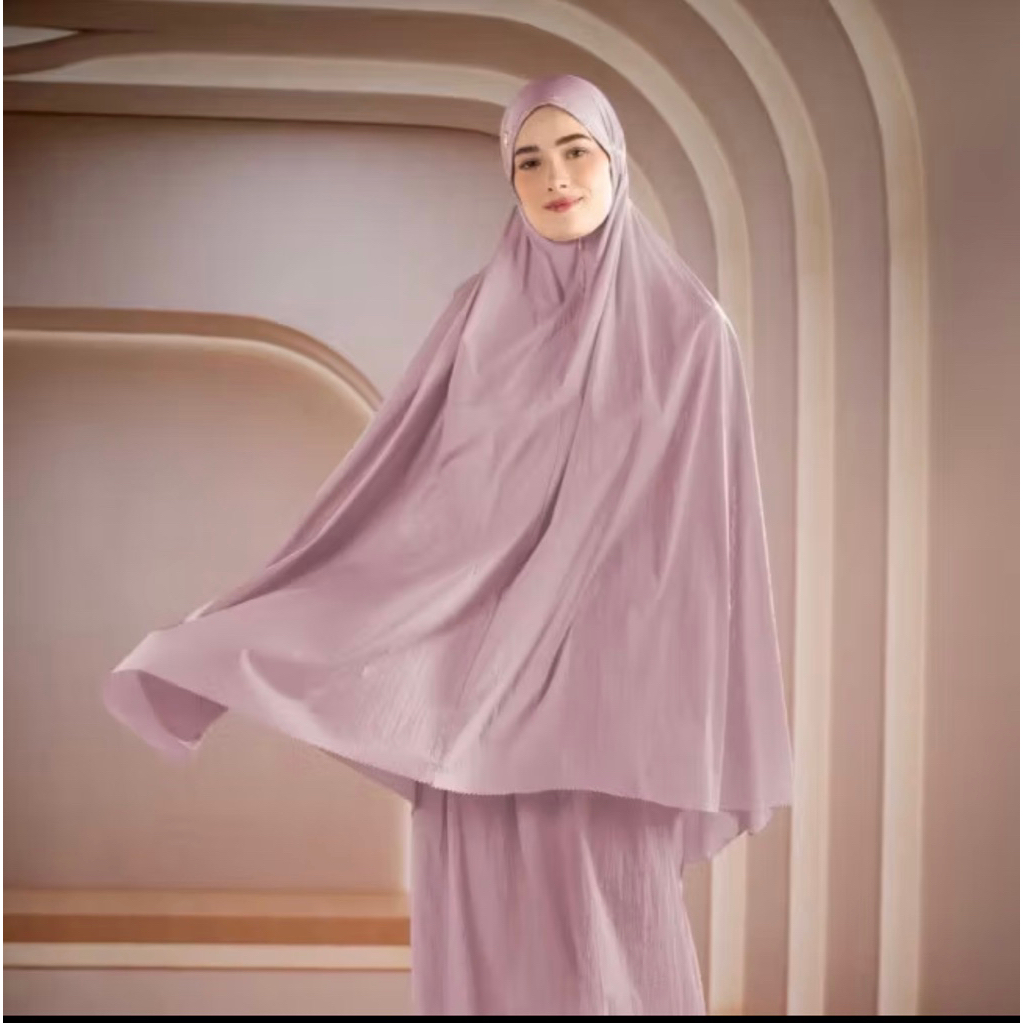 Peony-Heylocal Softure Prayer set Mukena travel baru dan siap kirim