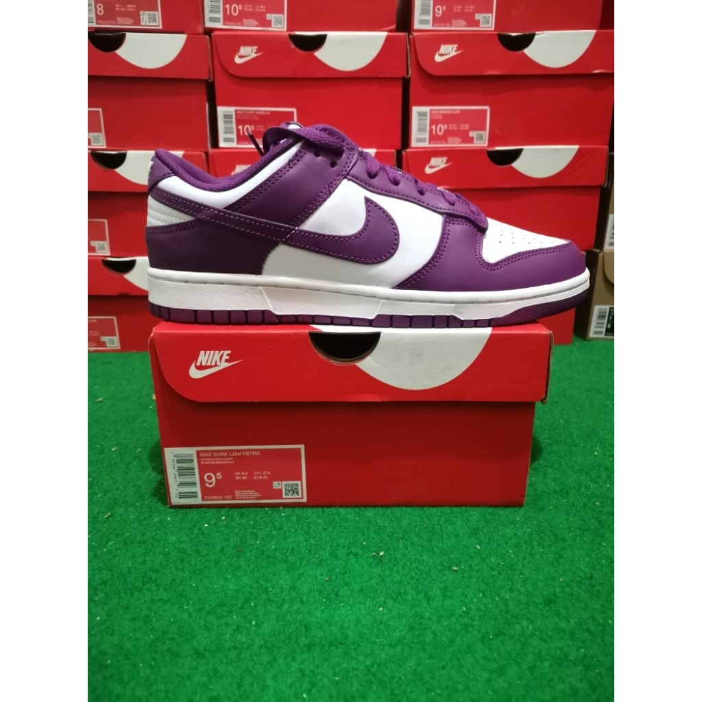 SEPATU NIKE DUNK LOW RETRO PURPLE ORIGINAL SNEAKER PRIA WANITA
