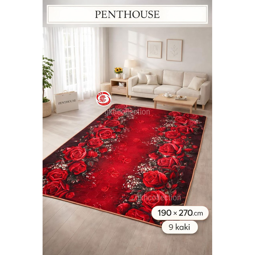 AMBAL MALAYSIA BRAND PENTHOUSE 190x270(9kaki) Jumbo busa premium