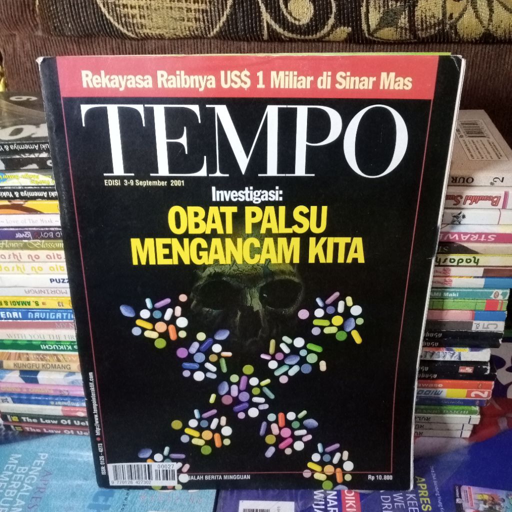 majalah tempo edisi September 2001 154 halaman