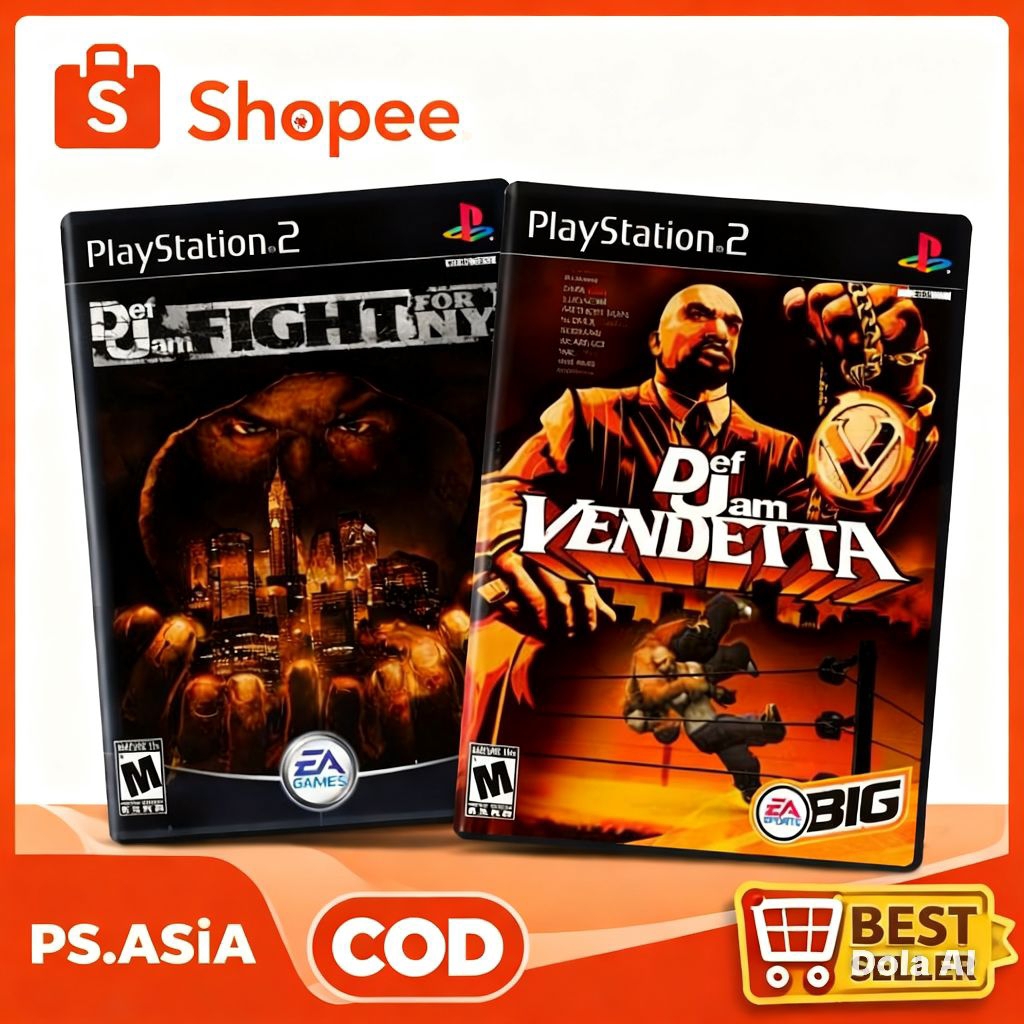 Kaset PS2 Def Jam Fight for NY - Def Jam Vendetta - Game Fighting PlayStation 2 - Game ps 2 terlaris