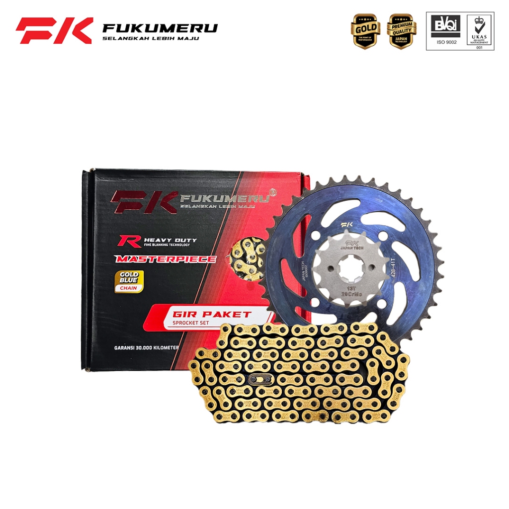 FUKUMERU Gear Set Gir Paket Jupiter Z1 (2012) Gold Blue