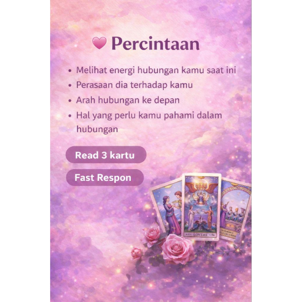 TAROT READING (PERCINTAAN)