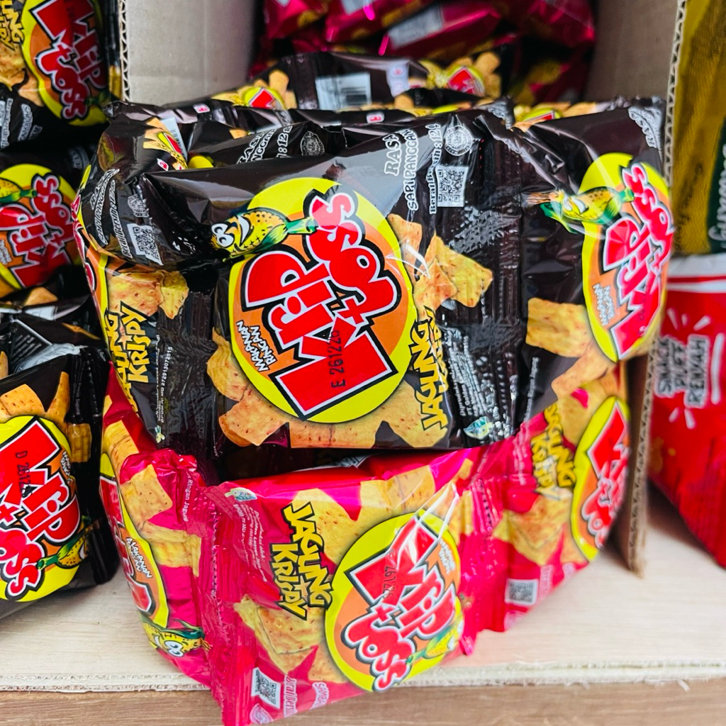 Krip Toss Jajan Renceng Jagung Crispy Rasa Sapi Panggang & Balado