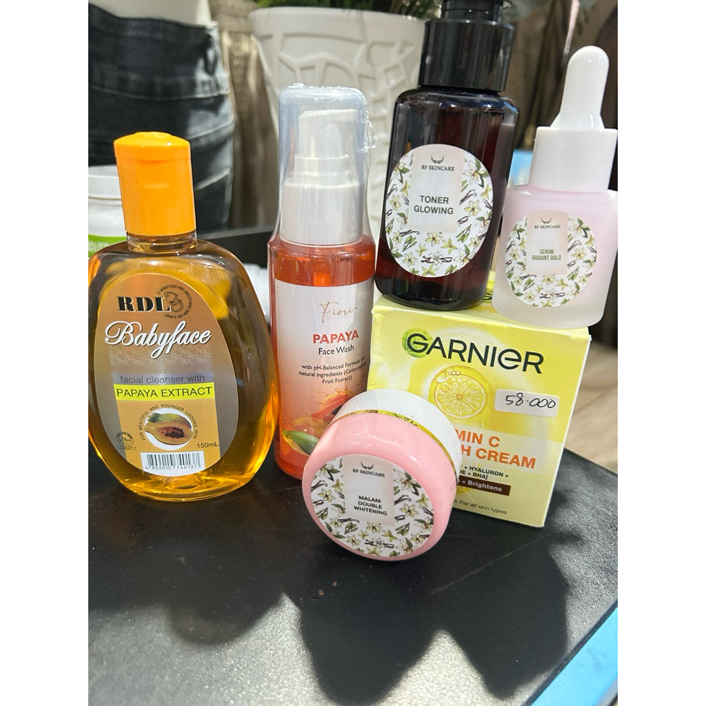 paket xtraaa lembab glowing RF skincare dijamin putih glowing sehat dalam 2 minggu