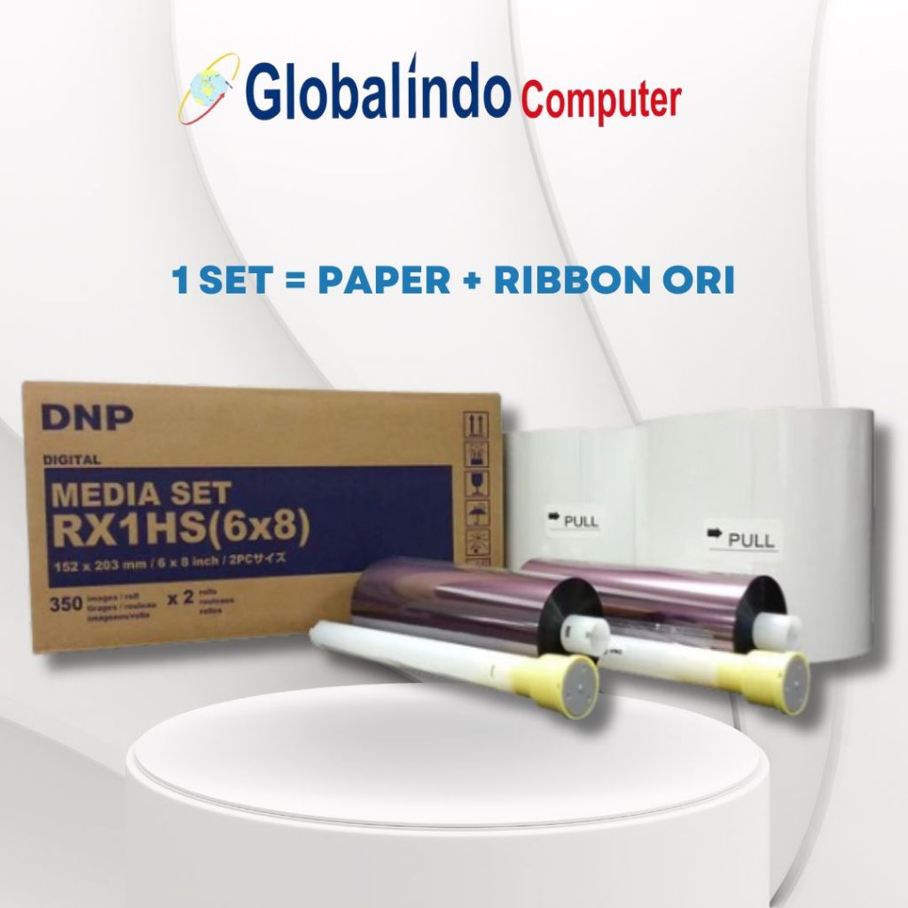 PAPER DNP DS-RX1HS 1 SET – PAPER & RIBBON ORIGINAL