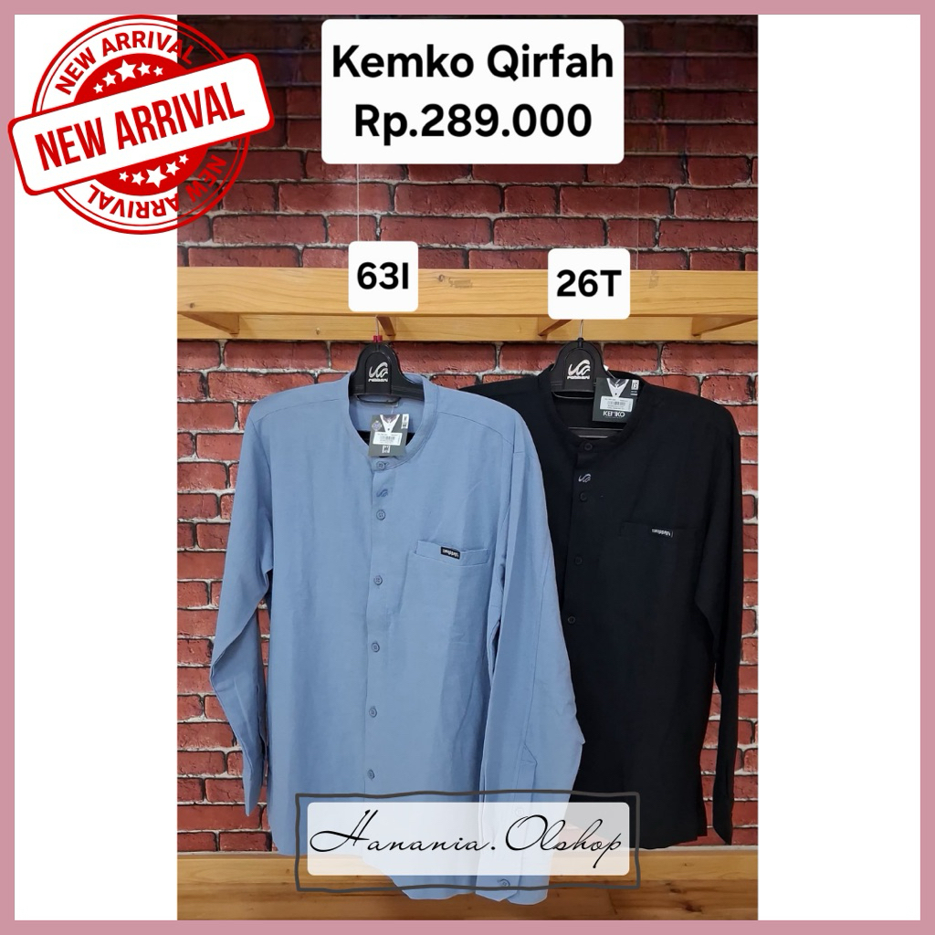 DISKON RABBANI - NEW ARRIVAL Kemko Qirfah Mst Rabbani | kemko rabbani | baju koko rabbani | baju kok