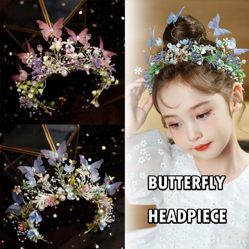 Headpiece bunga hijab Mutiara Princess Mahkota Aksesoris Rambut Bando bunga mutiara pengiring pengan