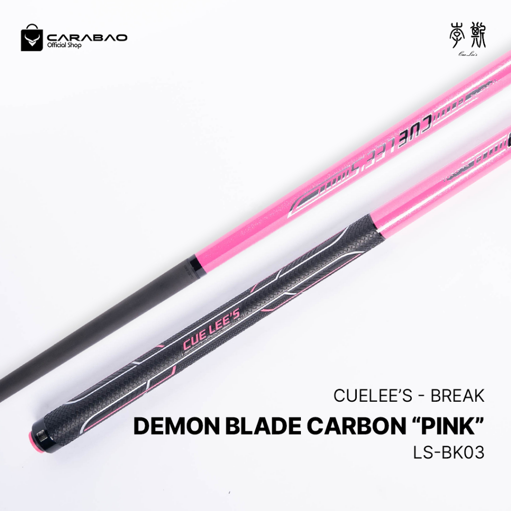 Cuelee's LS - BK03 Demon Blade Pink - Cue Stick Break Billiard