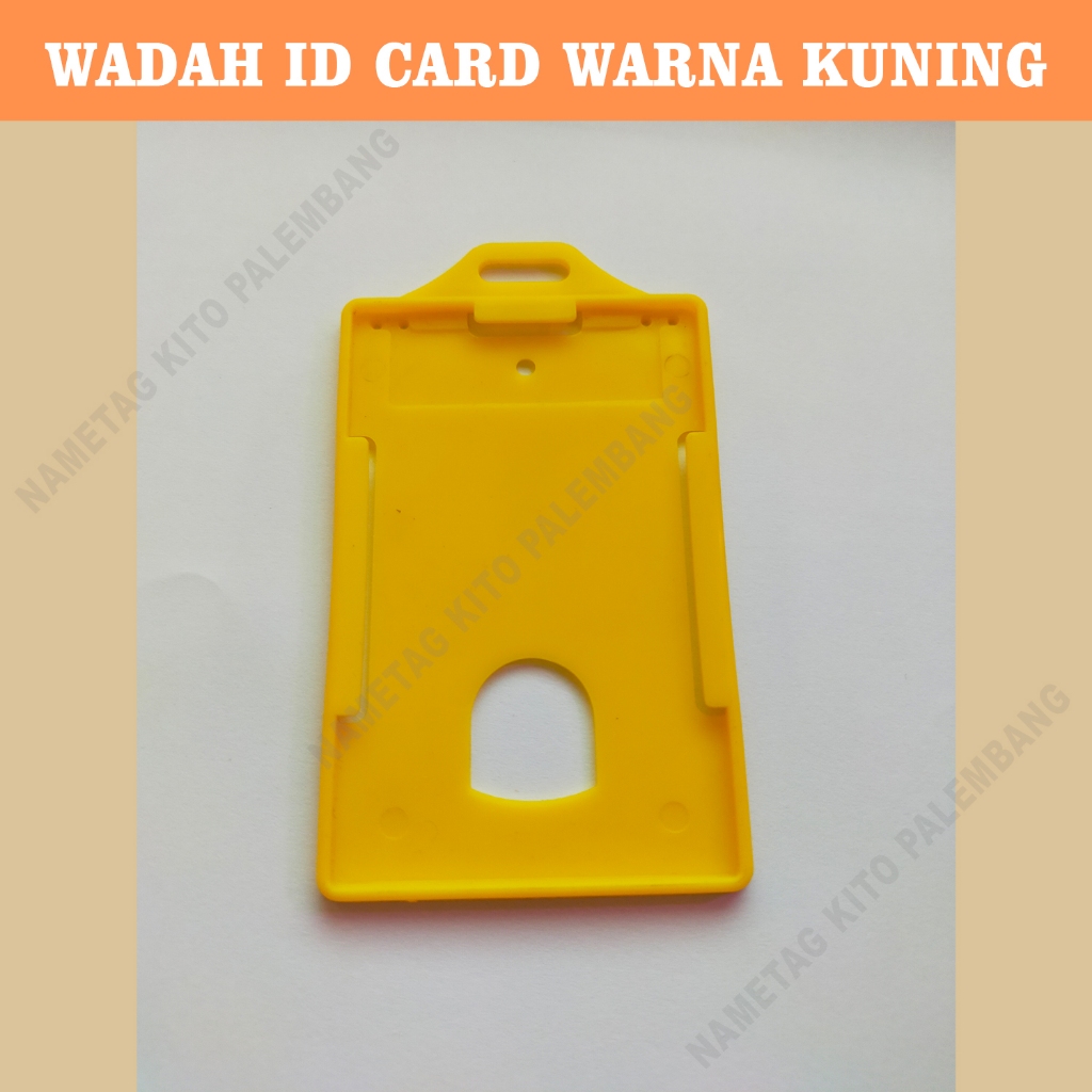 Wadah Id Card Satuan Warna Kuning || Wadah id card Warna Kuning satuan