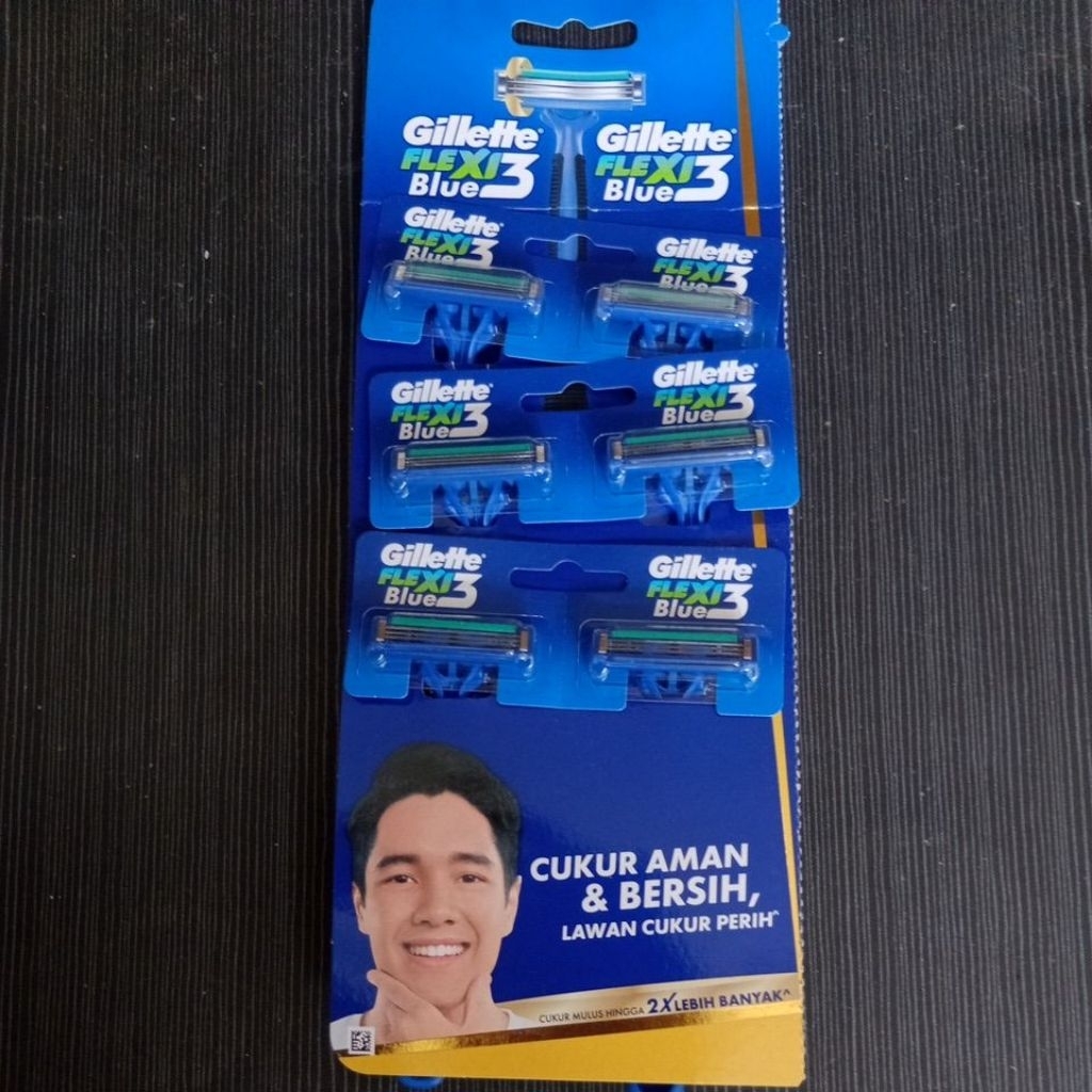 gillette blue flexi 3 isi 6 pcs