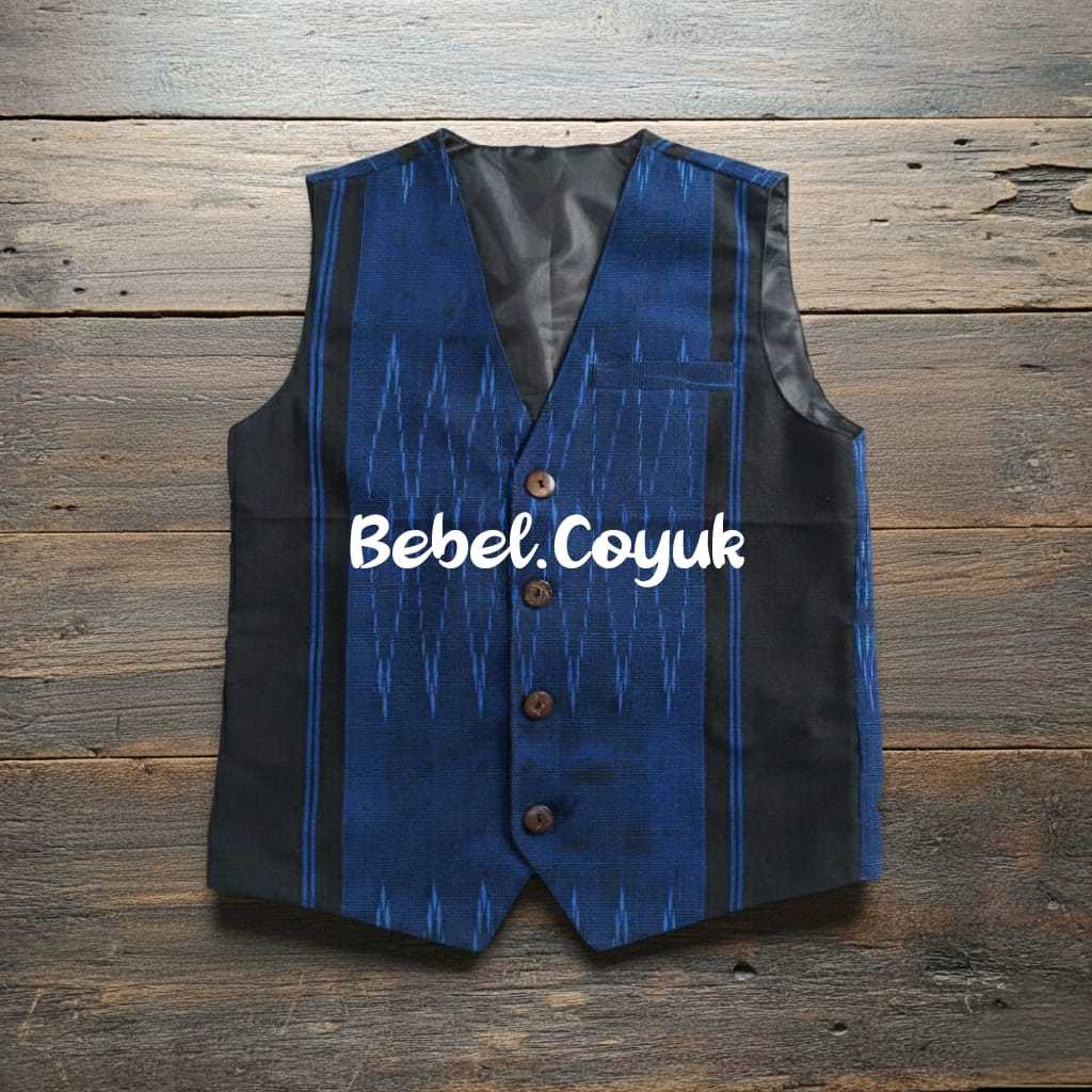 Rompi Sibolang Dewasa / Rompi Ulos / Unisex / Batak Toba